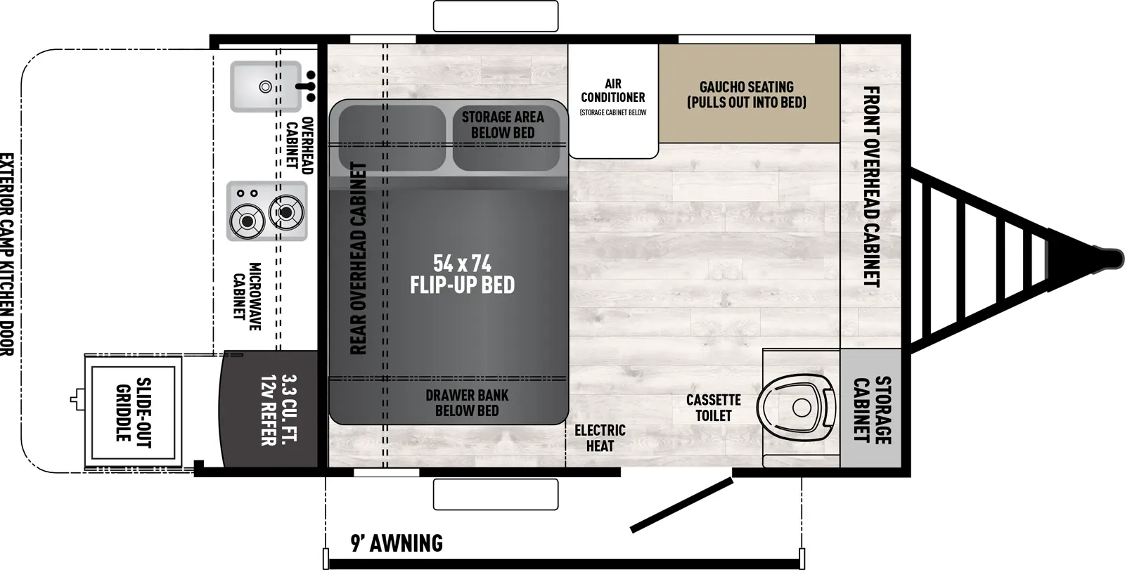 Viking 9000 Series & 12000 Series 12000ROK Floorplan